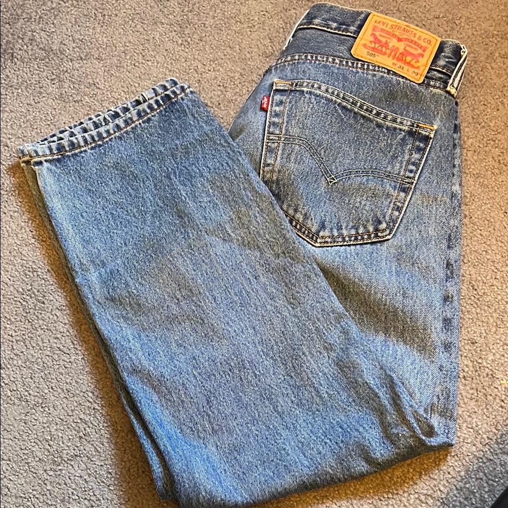 Levi's Blue Straight Jeans with Vintage Appeal